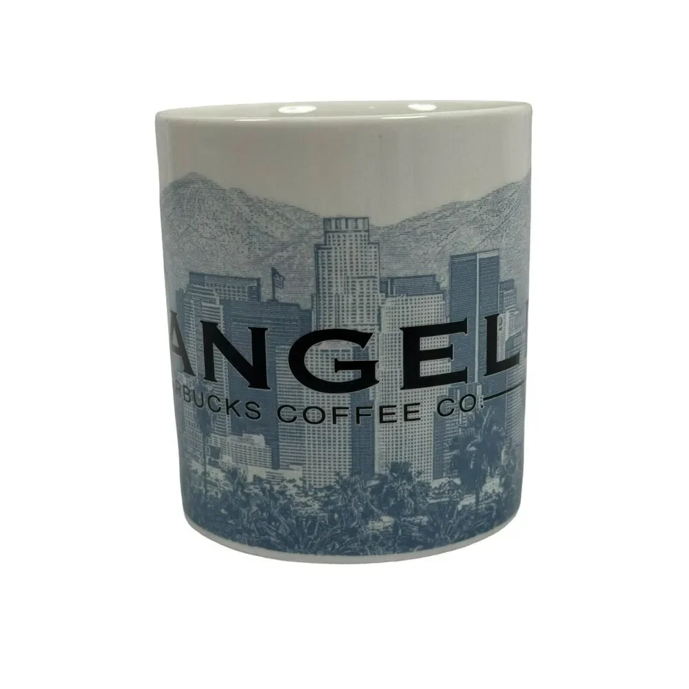 Starbucks 2002 Los Angeles Barista Series One Skyline City Of Angels Cali Mug